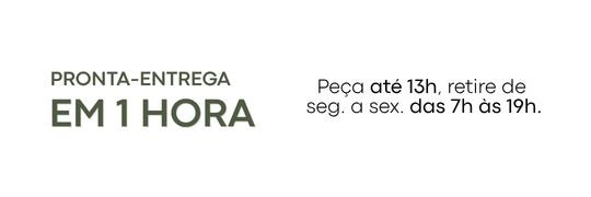 pronta entrega em 1 hora peca ate 13h retire seg a sex das 7h as 19h